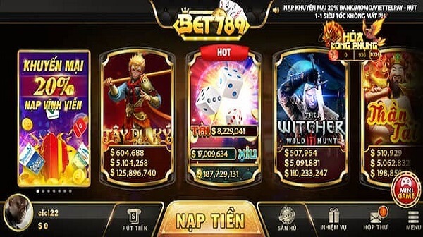 Bet789 Vin – Chơi vui thắng lớn siêu uy tín