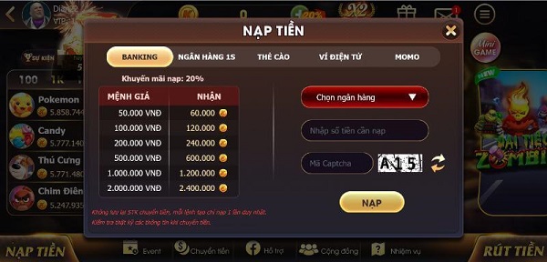 Nạp rút đa kênh