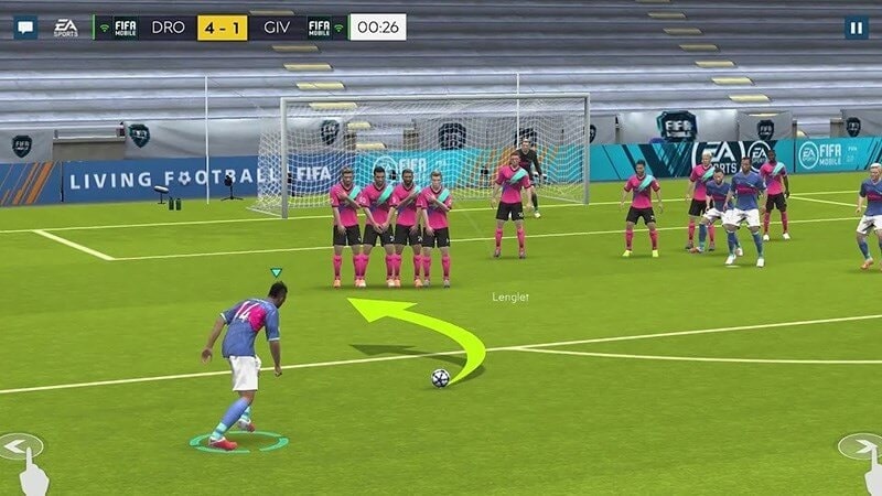 Cách chơi game bóng đá FIFA trên điện thoại dễ thắng